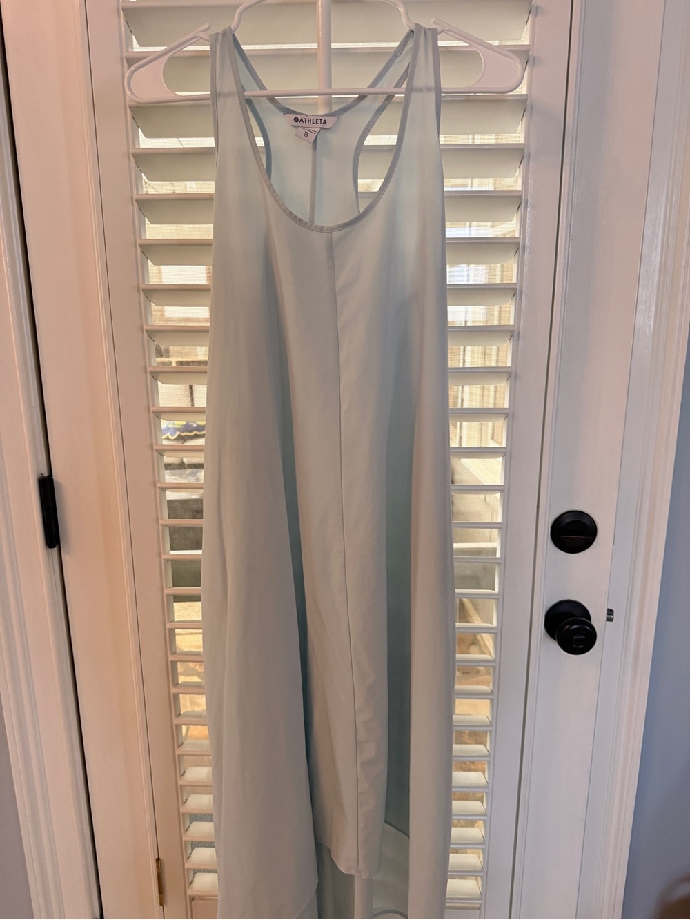 Athleta Light blue Racerback Slip Dress